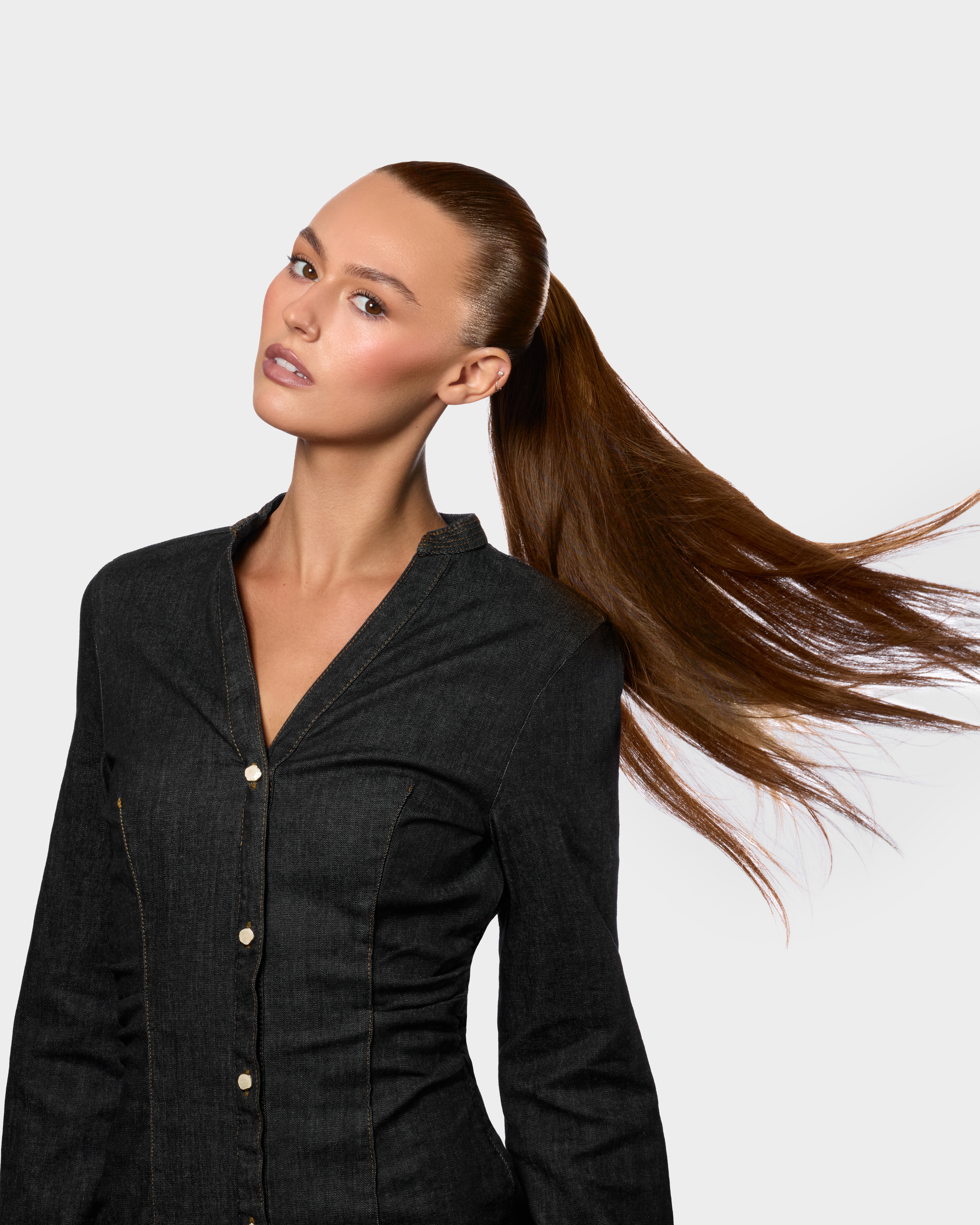 Chestnut Glow Ponytail Extension