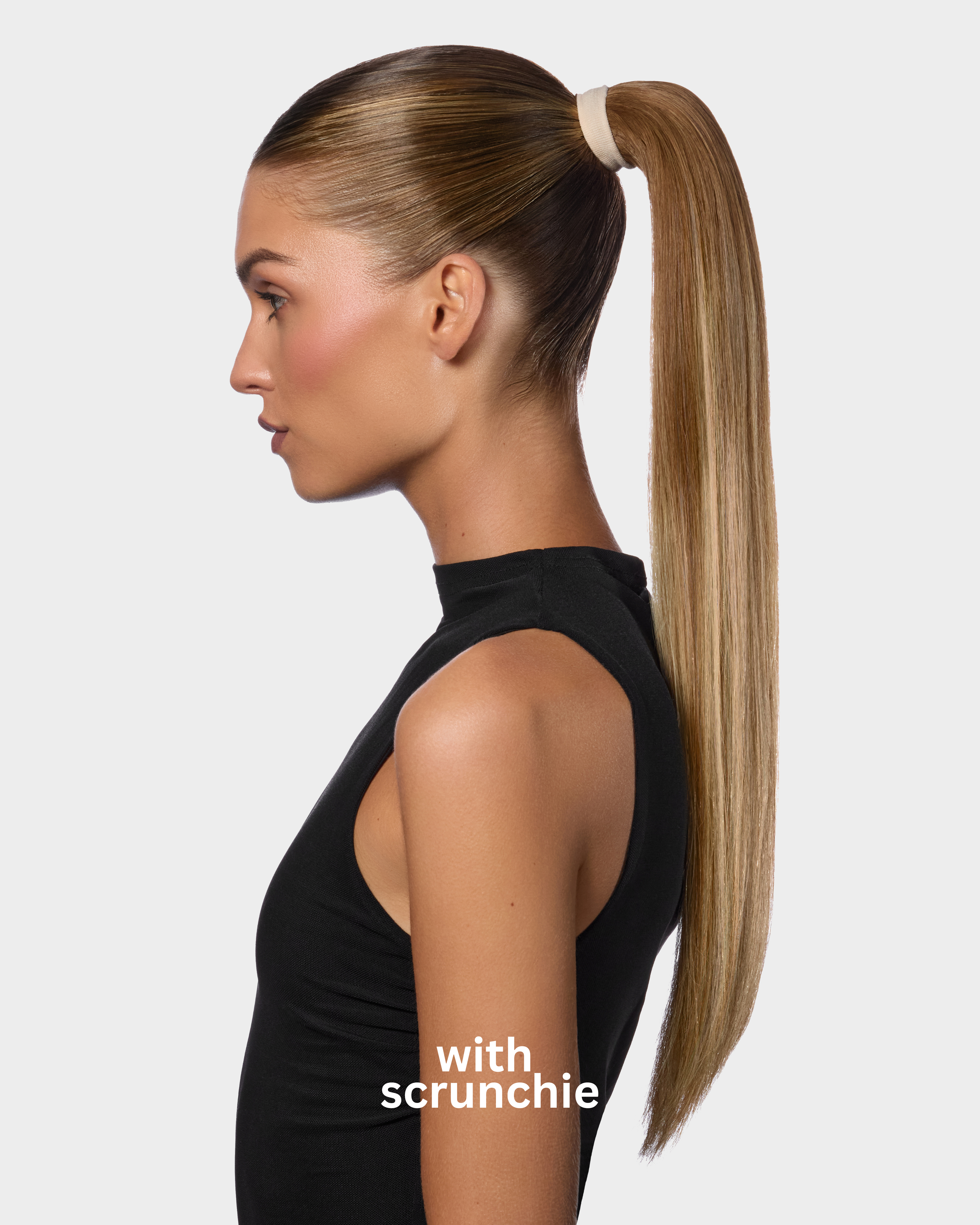 Biscotti Blend Ponytail Extension