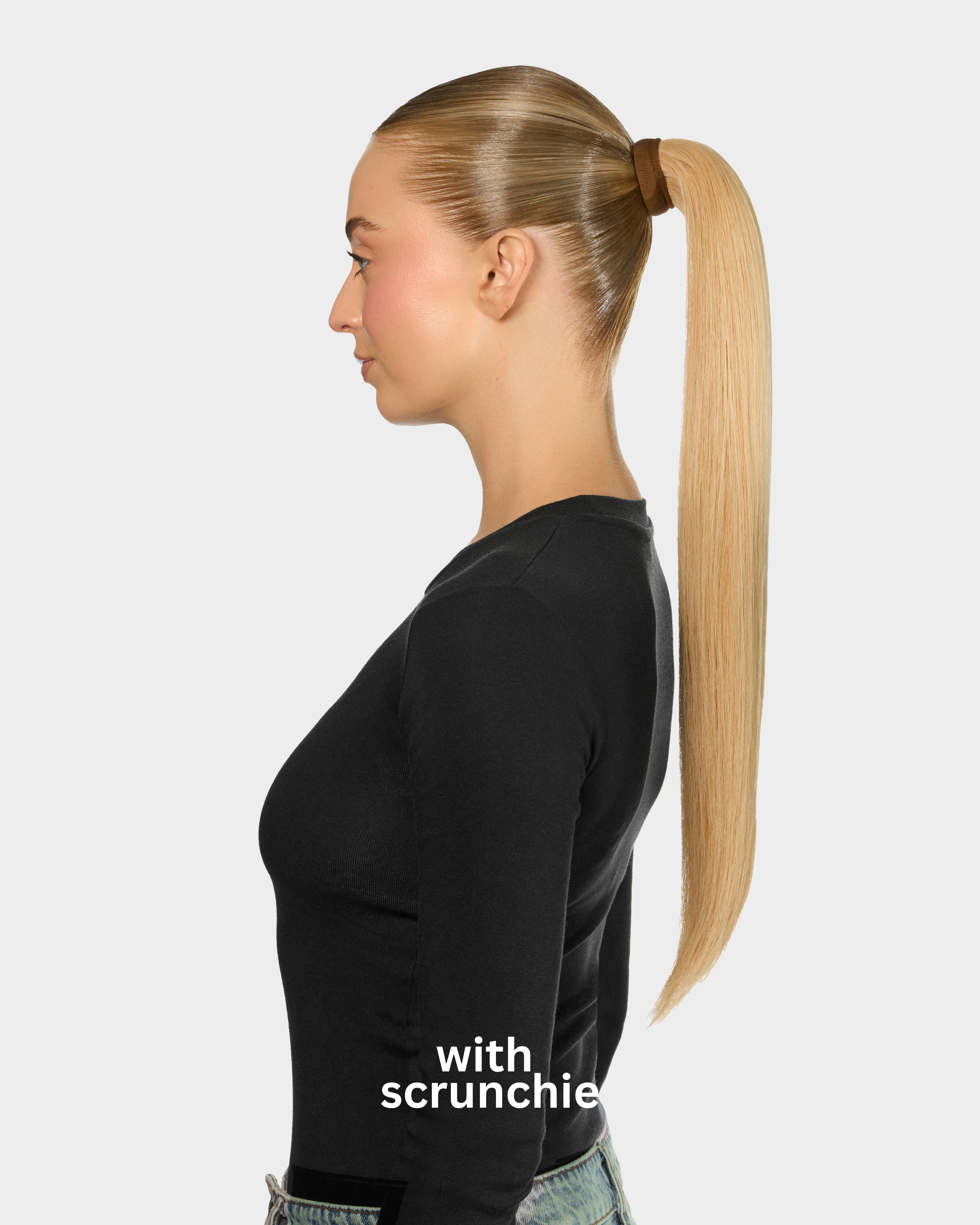 Champagne Creme Ponytail Extension
