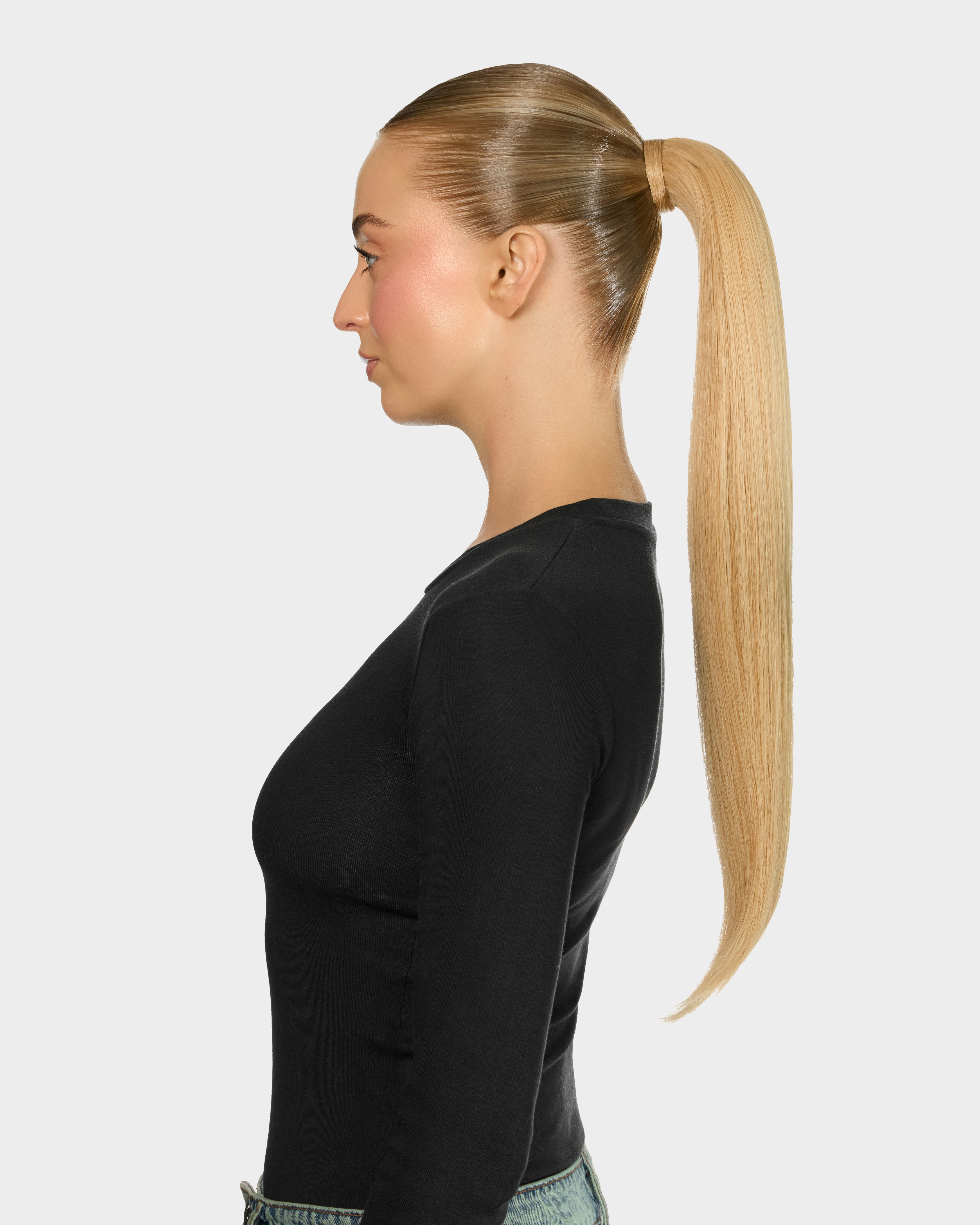 Champagne Creme Ponytail Extension