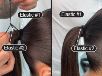 Create the Base Ponytail (Step 1)